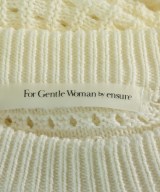 For Gentle Woman by ensure（フォージェントルウーマンバイインシュア）ニット・セーター 白 サイズ:F レディース/2200651429108