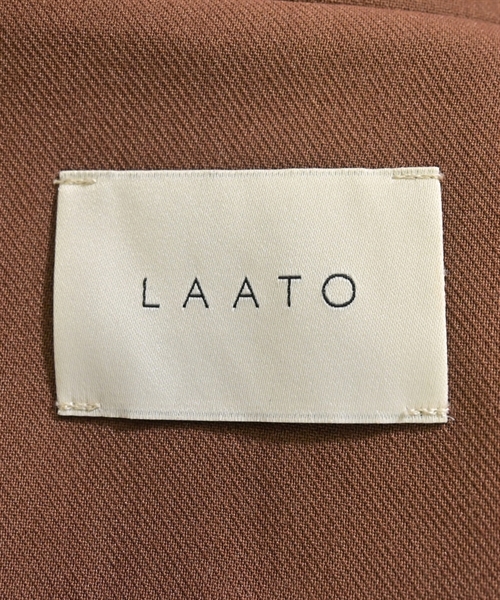 LAATO（ラート）テーラードジャケット 茶 サイズ:F レディース/2200607354065