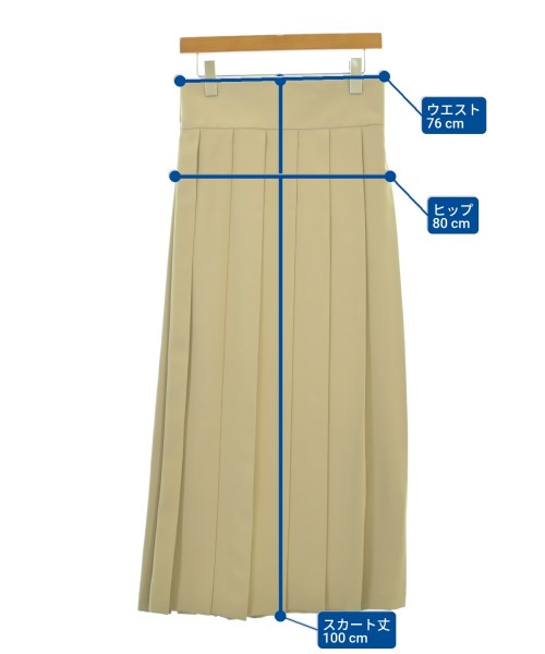 LAATO（ラート）ロング・マキシ丈スカート ベージュ サイズ:F レディース/2200672857041