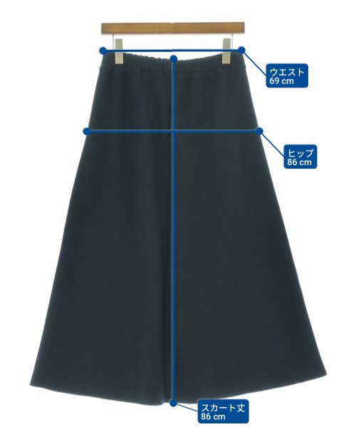 CUCUX（ククス）ロング・マキシ丈スカート 紺 サイズ:L レディース/2200713789041