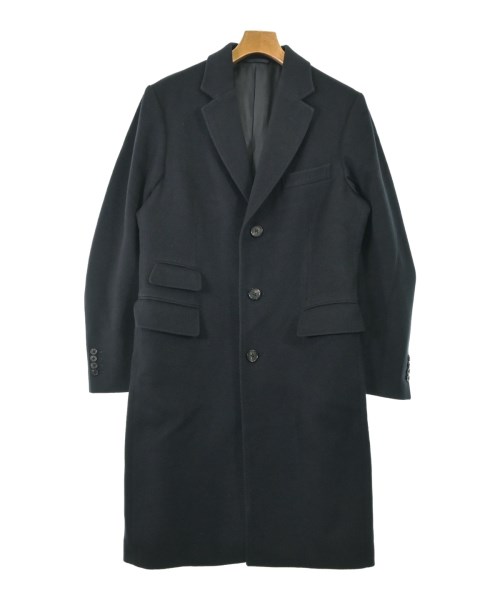 FUMIYA HIRANO BESPOKE LONDON(フミヤヒラノビスポークロンドン)ステンカラーコート 紺 サイズ:L/2200698127012
