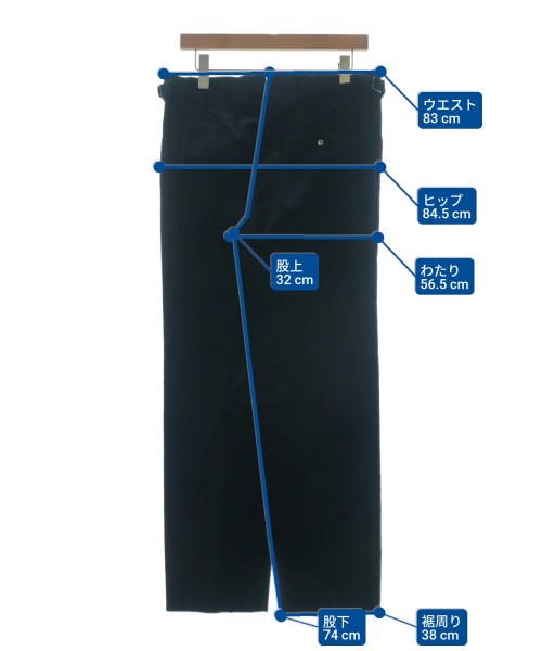 FUMIYA HIRANO BESPOKE LONDON（フミヤヒラノビスポークロンドン）スラックス 紺 サイズ:38(S位) メンズ/2200656735549