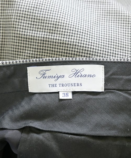 FUMIYA HIRANO BESPOKE LONDON（フミヤヒラノビスポークロンドン）スラックス 黒 サイズ:38(L位) メンズ/2200723967040