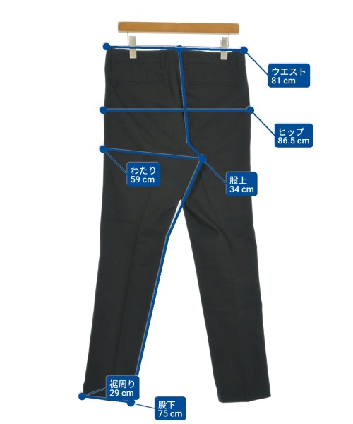 MB（エムビー）スラックス 黒 サイズ:M メンズ/2200648710028