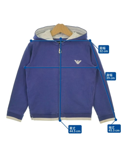 EMPORIO ARMANI（エンポリオアルマーニ）パーカー 紫 サイズ:130(9T-10T) キッズ/2200626170349
