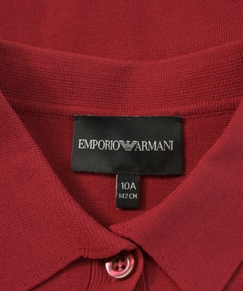 EMPORIO ARMANI（エンポリオアルマーニ）ニット 赤 サイズ:142(11T-12T) キッズ/2200612050136