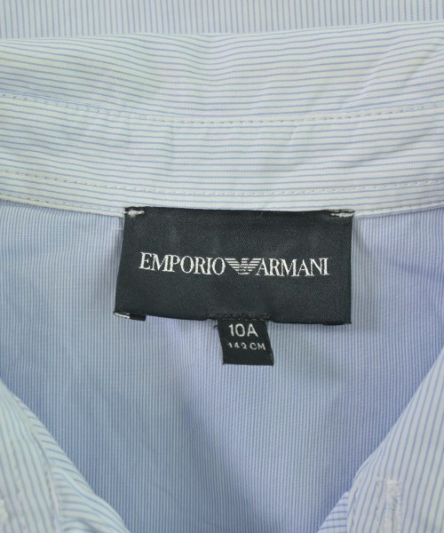 EMPORIO ARMANI（エンポリオアルマーニ）シャツ 青 サイズ:142(11T-12T) キッズ/2200687146048