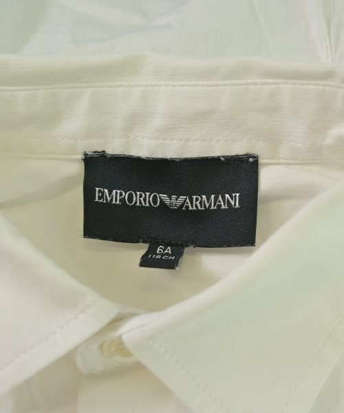 EMPORIO ARMANI（エンポリオアルマーニ）シャツ 白 サイズ:118(7T-8T) キッズ/2200658457104