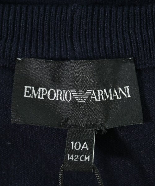 EMPORIO ARMANI（エンポリオアルマーニ）ニット 紺 サイズ:140(11T-12T) キッズ/2200712712163
