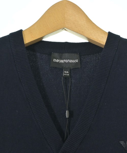 EMPORIO ARMANI（エンポリオアルマーニ）ニット 紺 サイズ:140(11T-12T) キッズ/2200712712163
