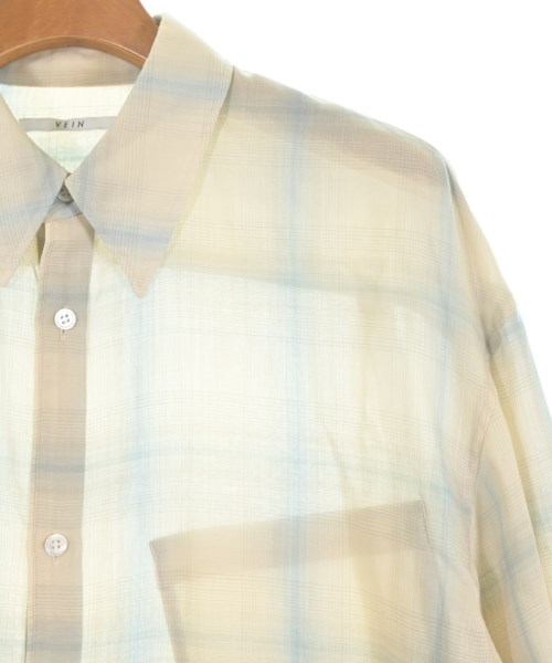 VEIN（ヴェイン）カジュアルシャツ ベージュ サイズ:2(M位) メンズ/2200626188047