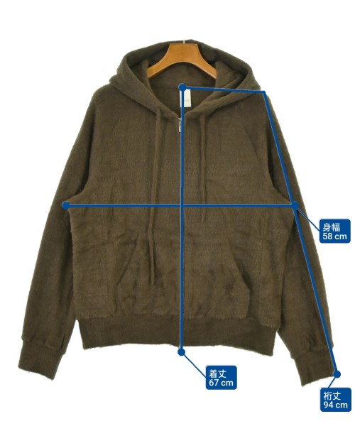 VEIN（ヴェイン）パーカー 茶 サイズ:2(M位) メンズ/2200651184113