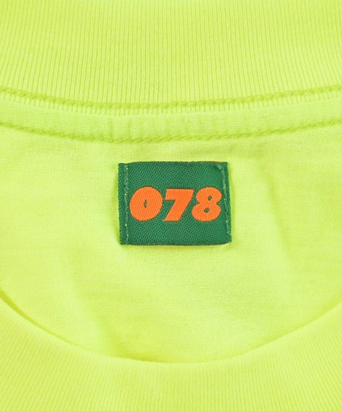 078 CITE（ゼロナナハチサイト）Tシャツ・カットソー 黄 サイズ:L メンズ/2200648371021