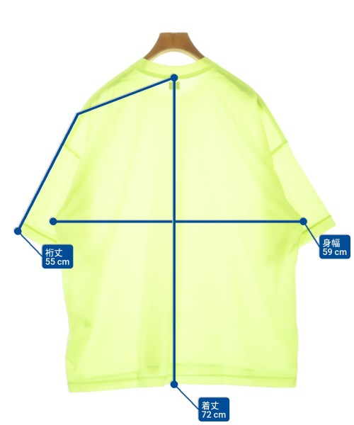 078 CITE（ゼロナナハチサイト）Tシャツ・カットソー 黄 サイズ:L メンズ/2200648371021