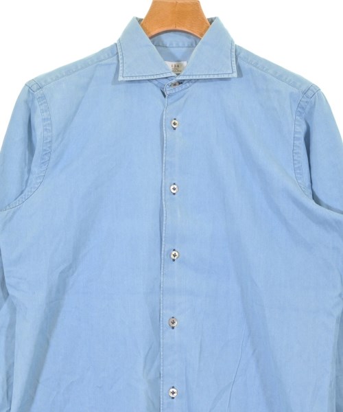 134 NAPOLI（イチサンヨンナポリ）カジュアルシャツ 青 サイズ:39(M位) メンズ/2200621443042