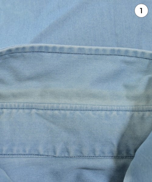 134 NAPOLI（イチサンヨンナポリ）カジュアルシャツ 青 サイズ:39(M位) メンズ/2200621443042