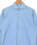 134 NAPOLI（イチサンヨンナポリ）カジュアルシャツ 青 サイズ:39(M位) メンズ/2200621443042