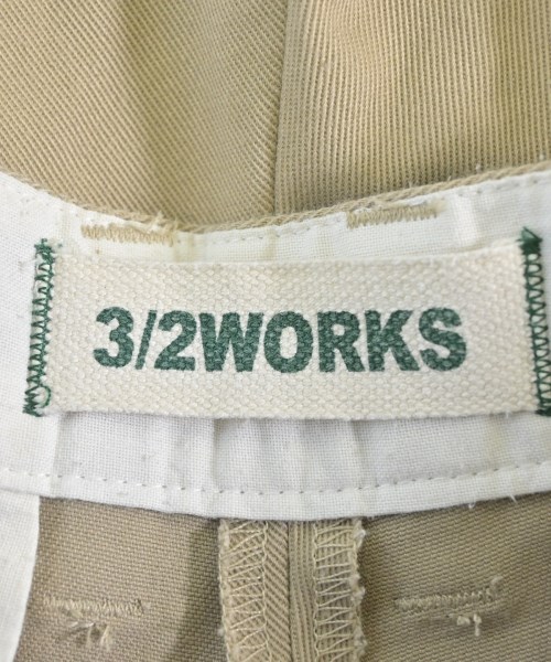 3/2WORKS（3/2ワークス）チノパン ベージュ サイズ:L メンズ/2200635368782