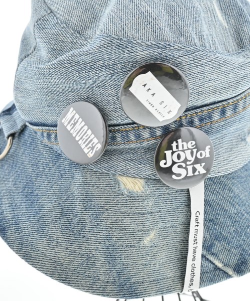 AKA SIX（エーケーエーシックス）ハット 青 サイズ:- メンズ/2200675280044