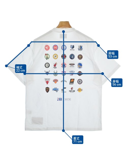 AKTR（アクター）Tシャツ・カットソー 白 サイズ:L メンズ/2200649398041