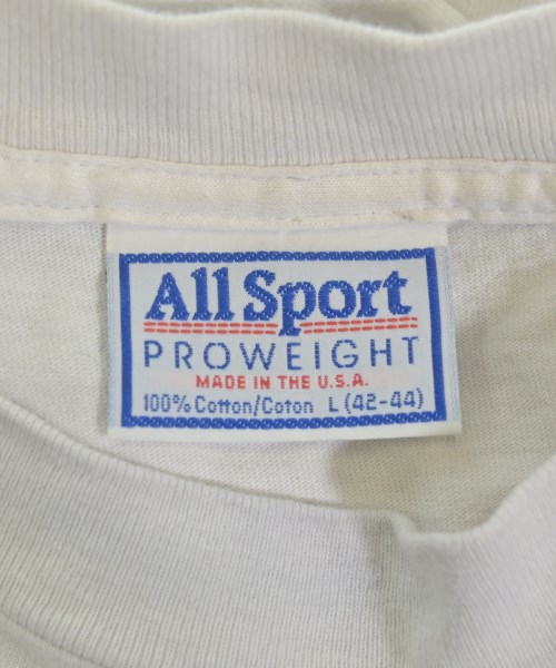 All Sport（オールスポーツ）Tシャツ・カットソー 白 サイズ:L メンズ/2200661921241