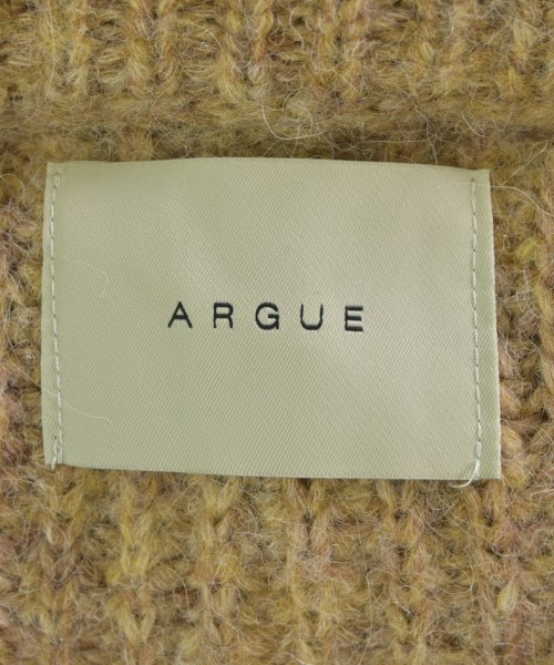 ARGUE（アギュー）ニット・セーター 茶 サイズ:F レディース/2200602883409