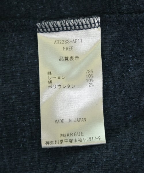 ARGUE（アギュー）Tシャツ・カットソー 紺 サイズ:F レディース/2200715373460