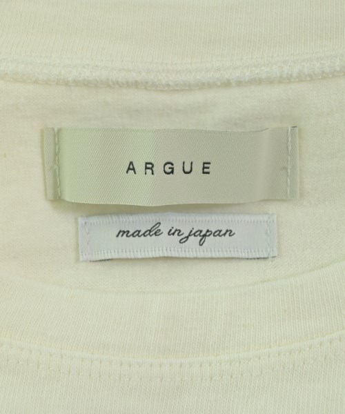 ARGUE（アギュー）Tシャツ・カットソー 白 サイズ:2(M位) レディース/2200715373484