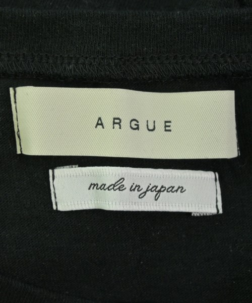 ARGUE（アギュー）Tシャツ・カットソー 黒 サイズ:F レディース/2200715373507