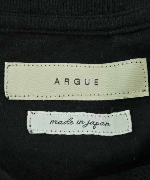 ARGUE（アギュー）Tシャツ・カットソー 黒 サイズ:1(S位) レディース/2200715373514