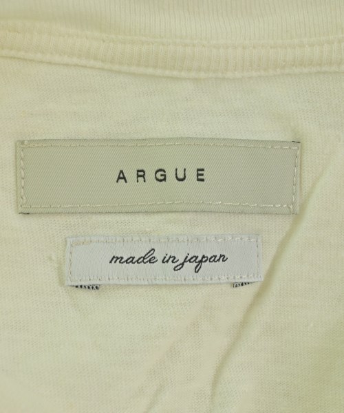 ARGUE（アギュー）Tシャツ・カットソー 白 サイズ:1(S位) レディース/2200715373521