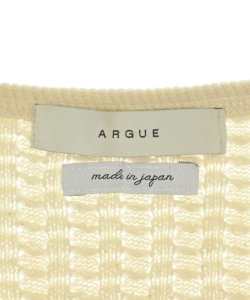 ARGUE（アギュー）ニット・セーター 白 サイズ:F レディース/2200678581025
