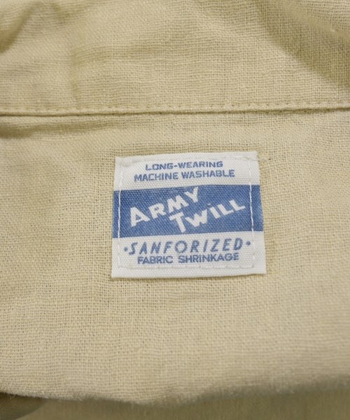 ARMY TWILL（アーミーツイル）カジュアルシャツ ベージュ サイズ:F メンズ/2200604776167