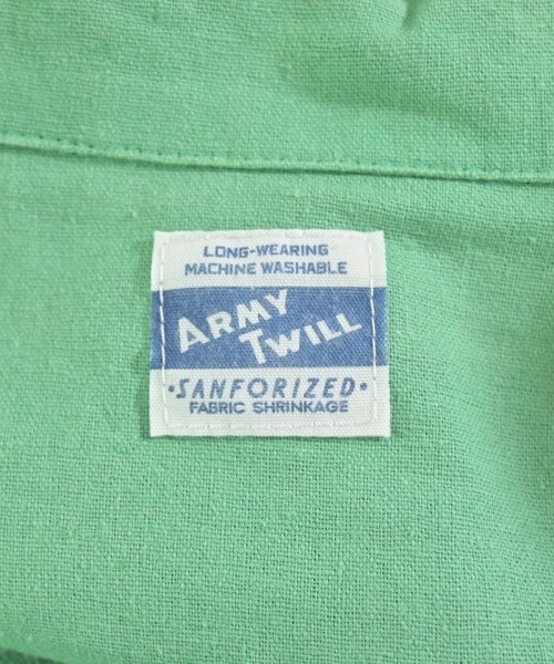 ARMY TWILL（アーミーツイル）カジュアルシャツ 緑 サイズ:F メンズ/2200709949169