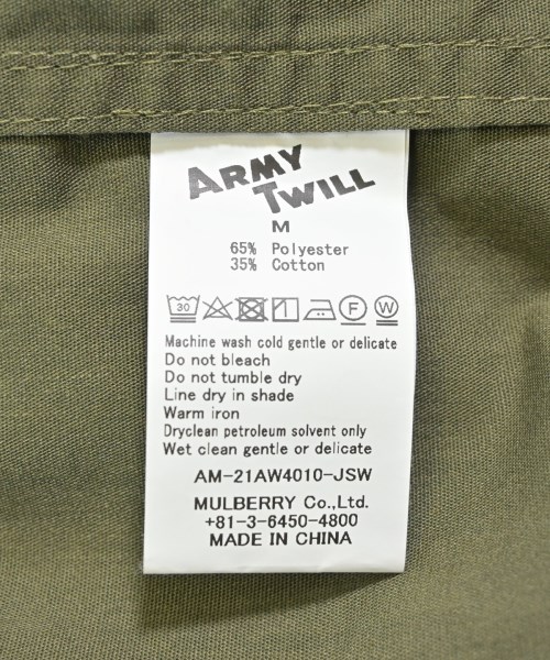 ARMY TWILL（アーミーツイル）モッズコート カーキ サイズ:M レディース/2200668974028