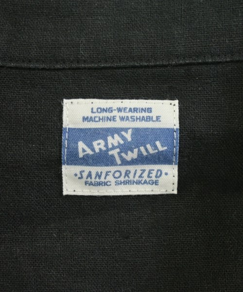 ARMY TWILL（アーミーツイル）カジュアルシャツ 黒 サイズ:M メンズ/2200719935053