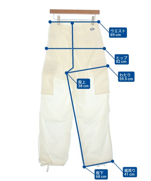 ARMY TWILL（アーミーツイル）カーゴパンツ 白 サイズ:S レディース/2200682742139