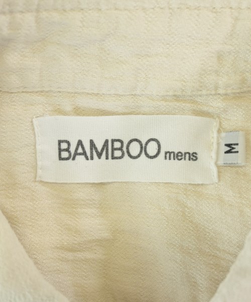 bamboo（バンブー）カジュアルシャツ 白 サイズ:M メンズ/2200698882072