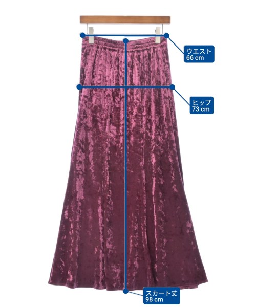 BeAMS DOT（ビームスドット）ロング・マキシ丈スカート ピンク サイズ:M レディース/2200621911077