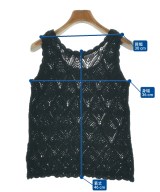 BeAMS DOT（ビームスドット）ベスト 黒 サイズ:-(M位) レディース/2200648747178