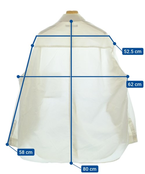 BENCH MARKING SHIRT（ベンチメーカーシャツ）カジュアルシャツ 白 サイズ:M メンズ/2200522472042