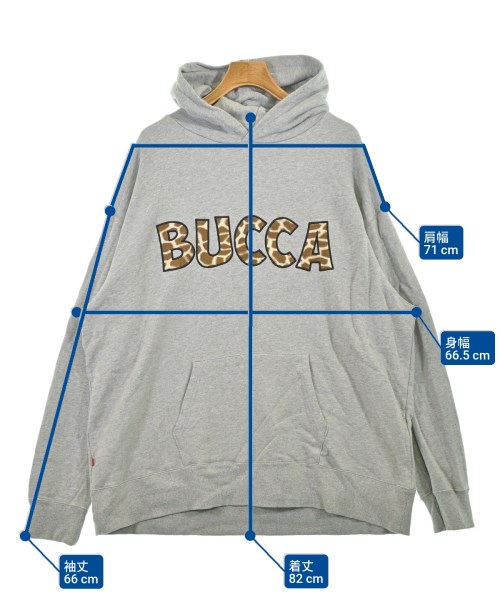 Bucca44（ブッカフォーティーフォー）パーカー グレー サイズ:-(XXXL位) メンズ/2200693517047