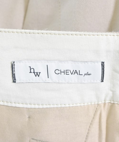 CHEVAL plus（シュヴァルプラス）スラックス ベージュ サイズ:S レディース/2200660580029