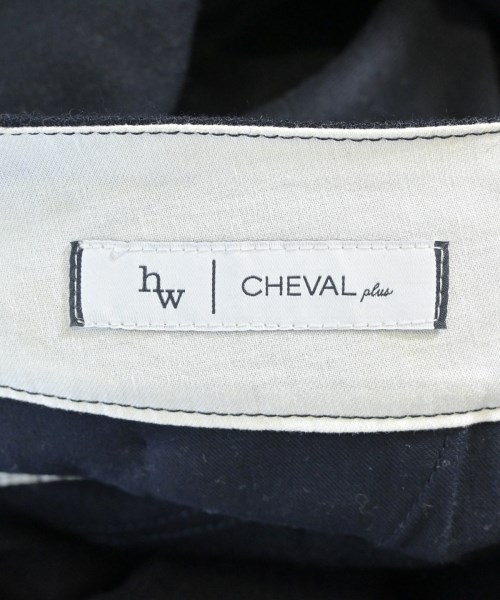 CHEVAL plus（シュヴァルプラス）スラックス 紺 サイズ:S レディース/2200660580036