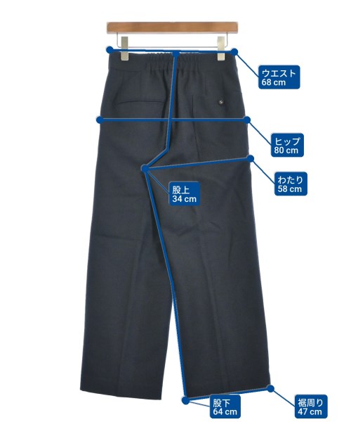 CHEVAL plus（シュヴァルプラス）スラックス 紺 サイズ:S レディース/2200660580036