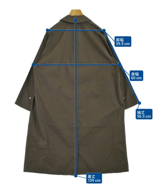 CIOTA（シオタ）ステンカラーコート 茶 サイズ:1(S位) メンズ/2200638209020