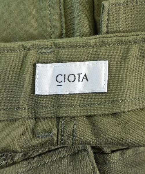 CIOTA（シオタ）カーゴパンツ カーキ サイズ:2(M位) レディース/2200627000058
