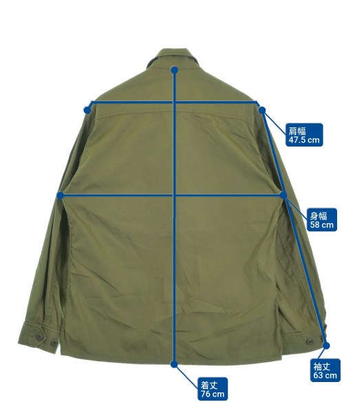 CIOTA（シオタ）ミリタリーブルゾン カーキ サイズ:6(XL位) メンズ/2200643344037