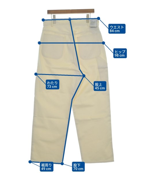 CIOTA（シオタ）デニムパンツ 白 サイズ:5(XXL位) メンズ/2200623298022