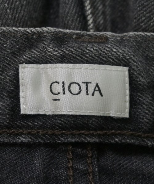 CIOTA（シオタ）デニムパンツ 黒 サイズ:27(M位) レディース/2200615587035
